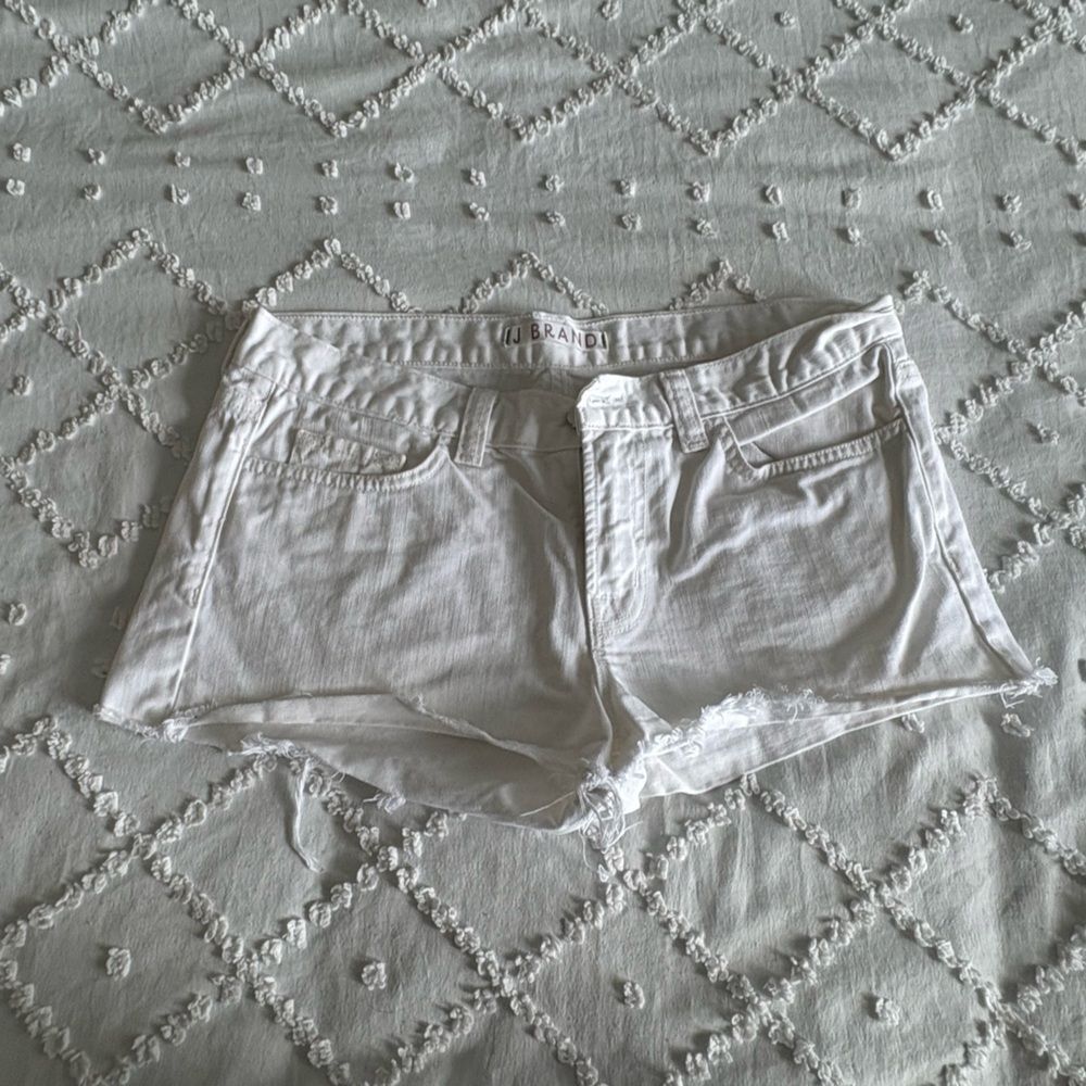 White Denim Shorts